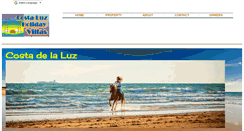 Desktop Screenshot of costa-luz-holiday-villas.com
